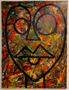 Head 1992 oil on canvas