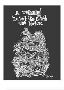 Respect the Earth A3 size signed limited edition print