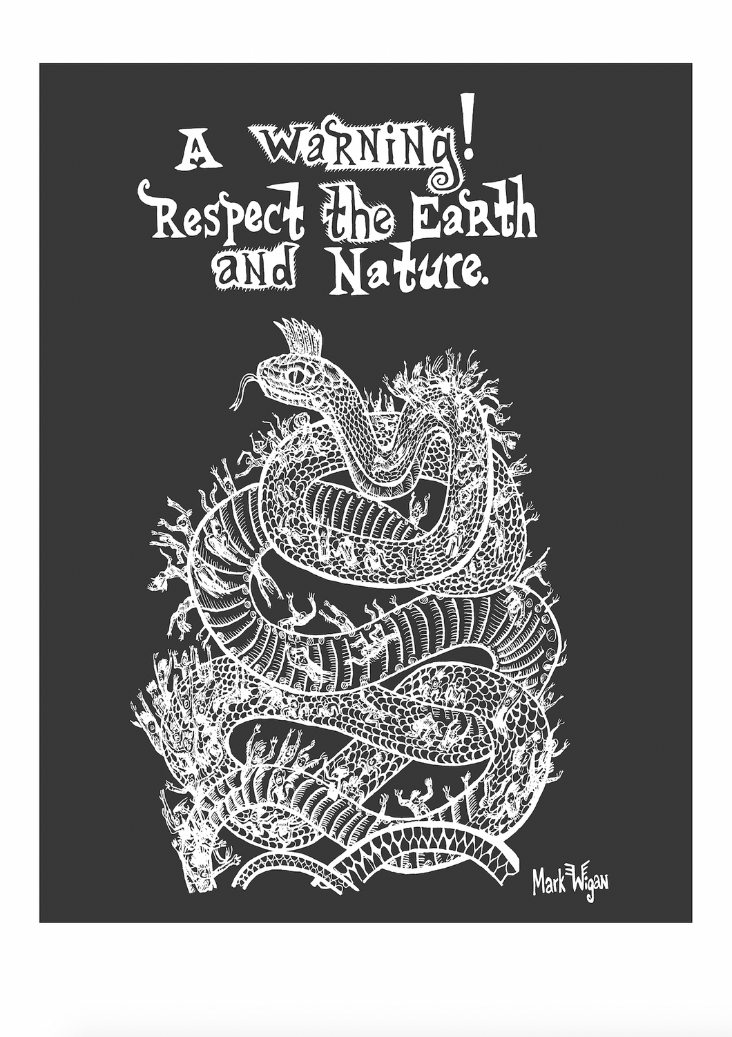 Respect the Earth A3 size signed limited edition print